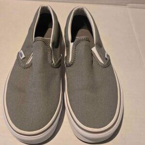 NEW Vans Unisex Classic Gray Casual Shoes Sneakers Size M 4.5 W 6